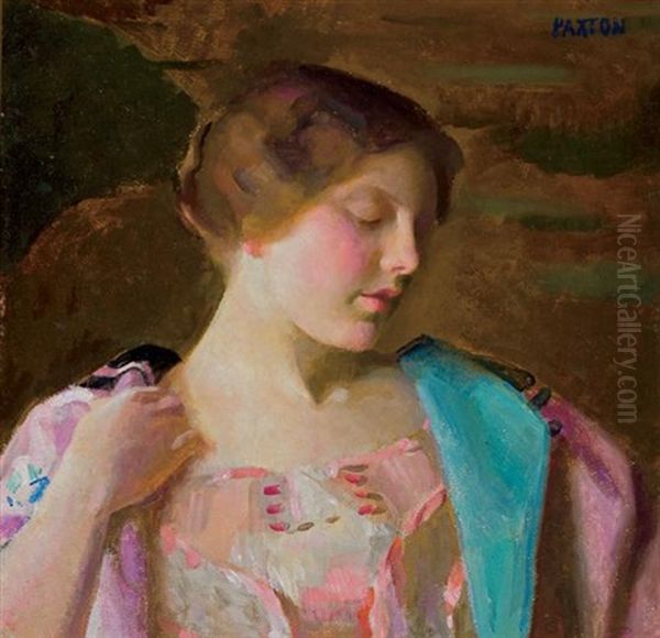 Bellissima (study) Oil Painting by William McGregor Paxton