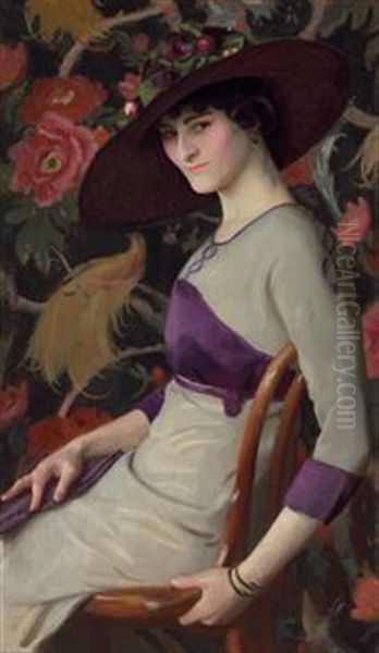 La Russe Oil Painting by William McGregor Paxton