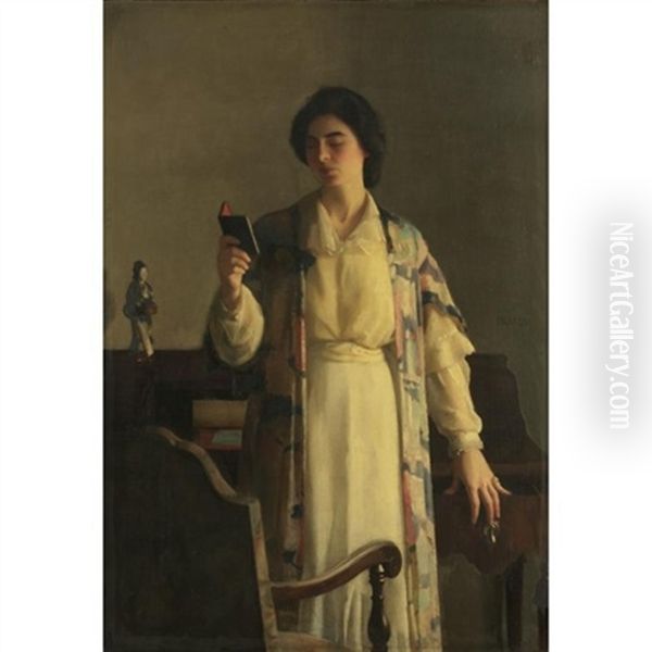 The Daguerreotype Oil Painting by William McGregor Paxton