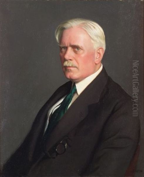 Portrait Of George Young Oil Painting by William McGregor Paxton