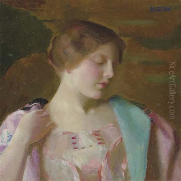 Study For Bellissima Oil Painting by William McGregor Paxton