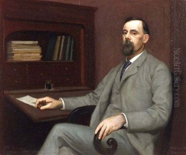 My Father, James Paxton Oil Painting by William McGregor Paxton