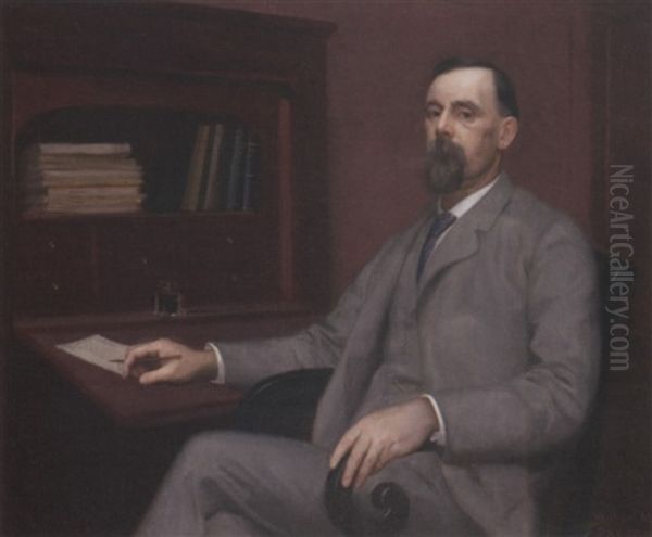 My Father, James Paxton Oil Painting by William McGregor Paxton