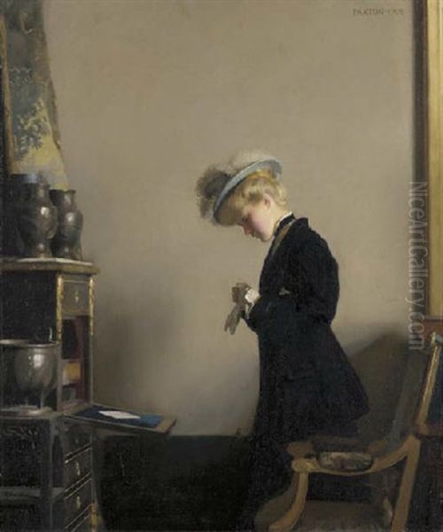 The Letter Oil Painting by William McGregor Paxton