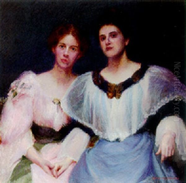 Together Oil Painting by William McGregor Paxton