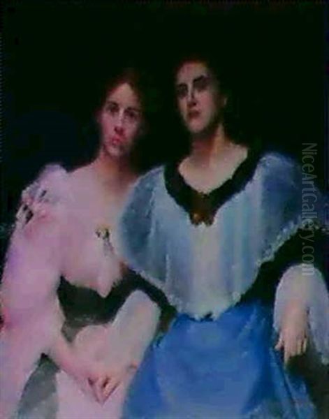 Together Oil Painting by William McGregor Paxton