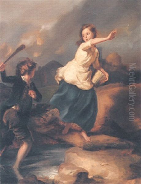 The Rescue Oil Painting by Richard Morton Paye