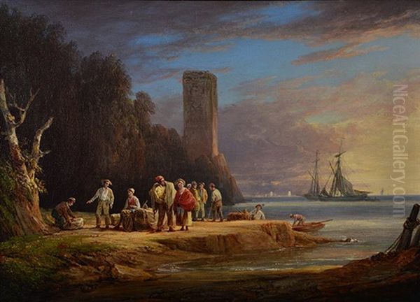 Smugglers Off The Coast by William Payne