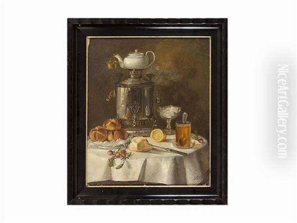 Still Life Oil Painting by Vladimir Nikolaevich Pchelin