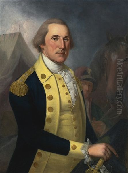 George Washington Oil Painting by James Peale Sr.