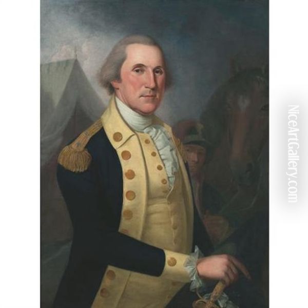 George Washington Oil Painting by James Peale Sr.