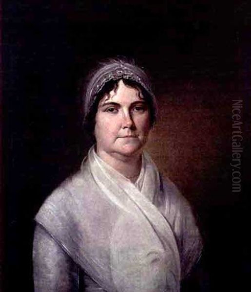 Portrait Of Mrs. Trimble Oil Painting by James Peale Sr.