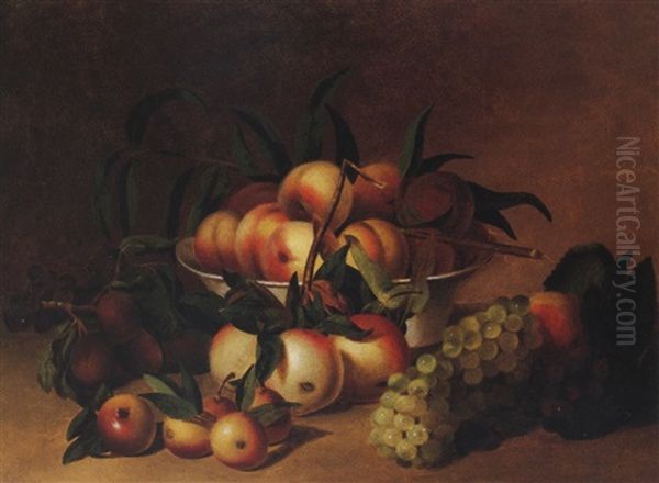 Still Life With Fruit Oil Painting by James Peale Sr.