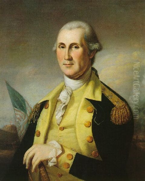 George Washington Oil Painting by James Peale Sr.