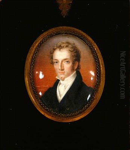 Portrait Of A Young Man Oil Painting by Anna Claypoole Peale