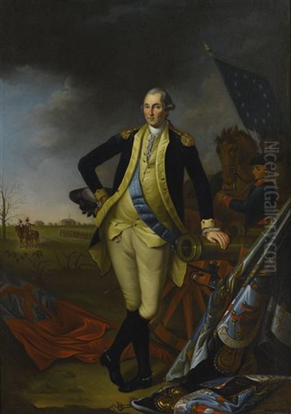 George Washington After The Battle Of Princeton Oil Painting by Charles Willson Peale