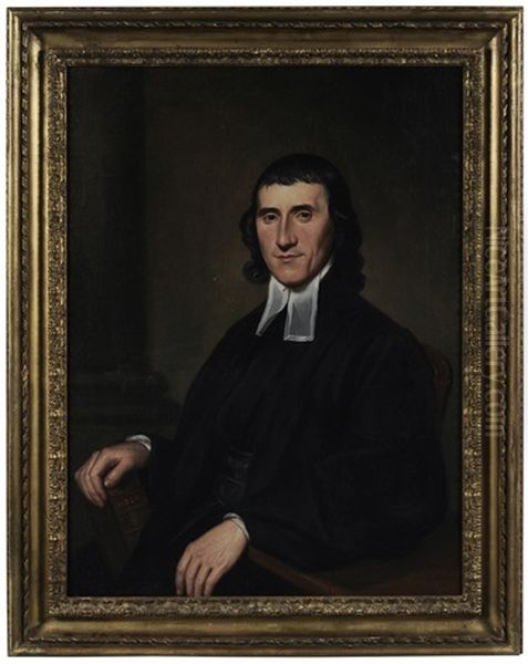 A Clergyman (dr. William Schaffer, Minister?) Oil Painting by Charles Willson Peale