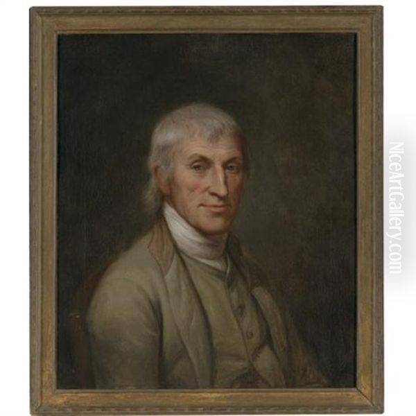 Portrait Of Richard Moore (1745-1829) Oil Painting by Charles Willson Peale