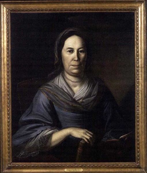 Portrait Of A Maryland Lady Oil Painting by Charles Willson Peale