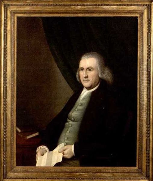 Portrait Of Gunning Bedford, Sr. Of Delaware Oil Painting by Charles Willson Peale