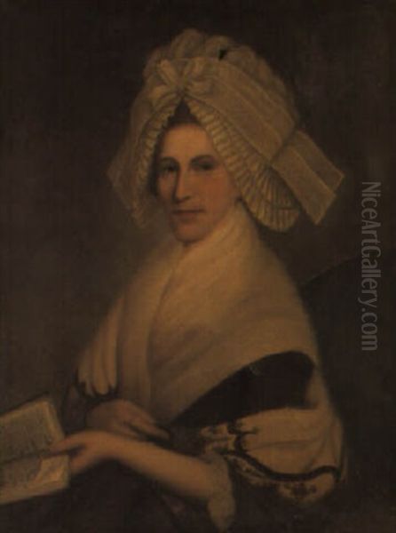 Portrait Of A Woman (elizabeth Hamilton?) Oil Painting by Charles Willson Peale