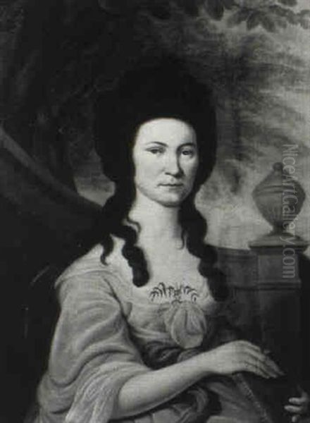 Portrait Of Jane Hunter Oil Painting by Charles Willson Peale