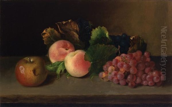 Still Life With Fruit Oil Painting by Mary Jane Peale