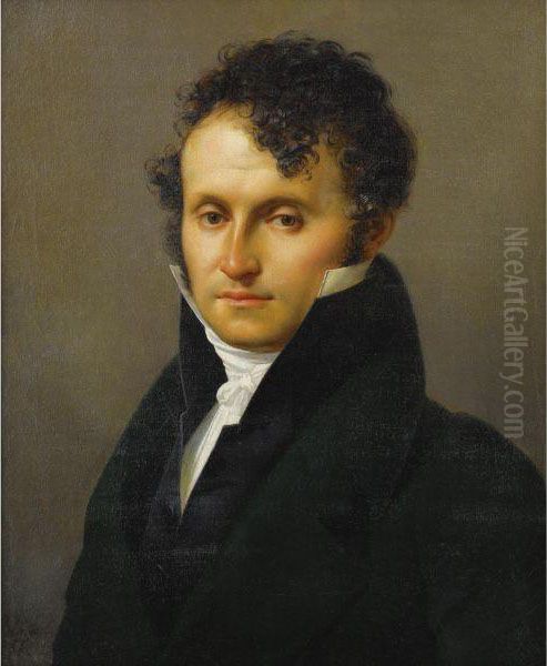 Portrait Of A Man Oil Painting by Merry Joseph Blondel