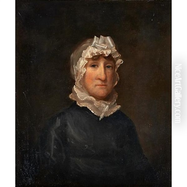 Portrait Of Mrs. William Samuel Peachy Oil Painting by Rembrandt Peale