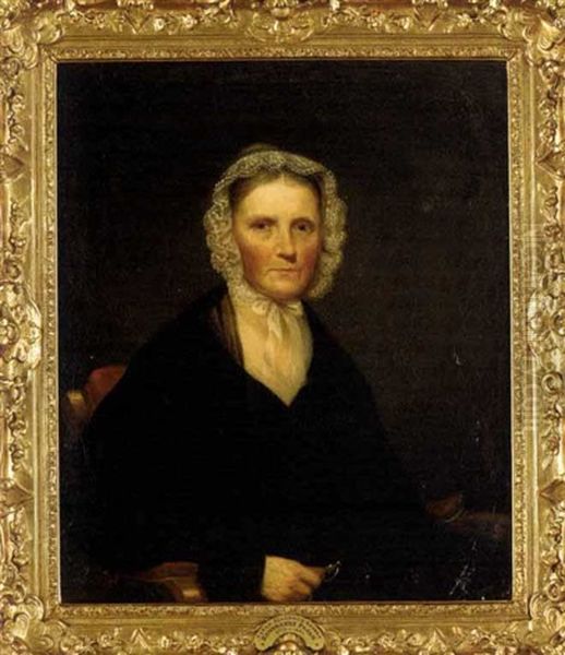 A Portrait Of Harriet Sparks Oil Painting by Rembrandt Peale