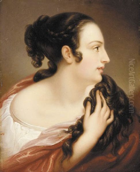 Roman Lady Oil Painting by Rembrandt Peale