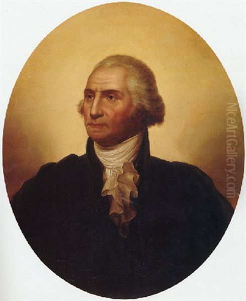 Portait Of George Washington Oil Painting by Rembrandt Peale