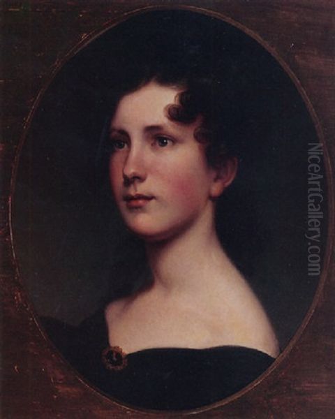 Portrait Of Emma Peale Oil Painting by Rembrandt Peale