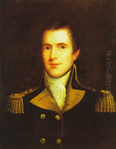 Portrait Of Sir William Torrey Oil Painting by Rembrandt Peale