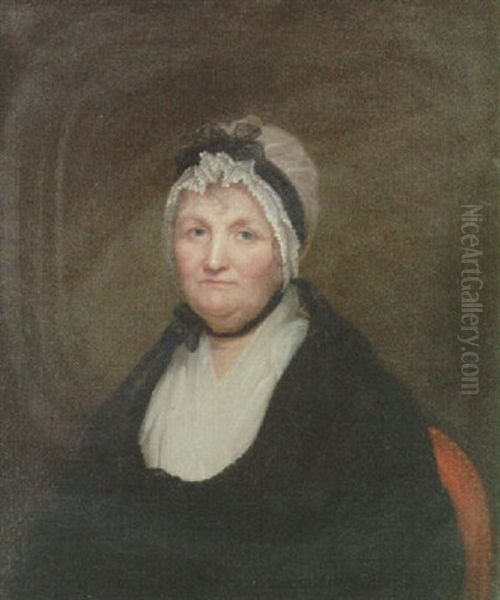 Portrait Of Sarah Caldwell Oil Painting by Rembrandt Peale