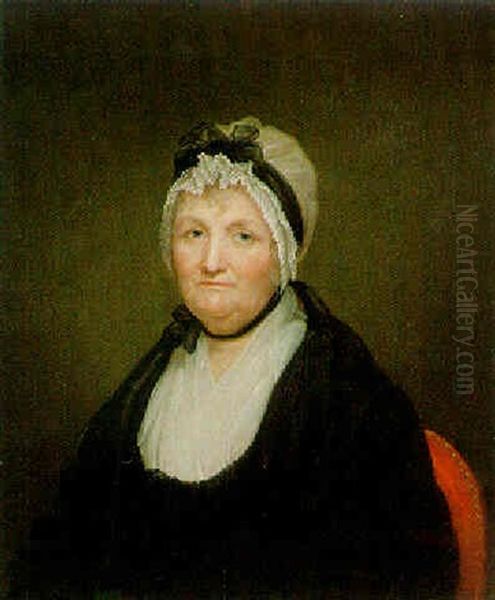 Portrait Of Sarah Caldwell Oil Painting by Rembrandt Peale