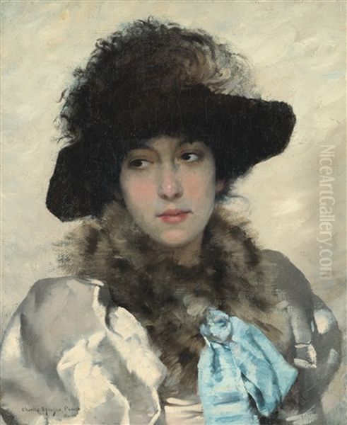 Beatrix Oil Painting by Charles Sprague Pearce