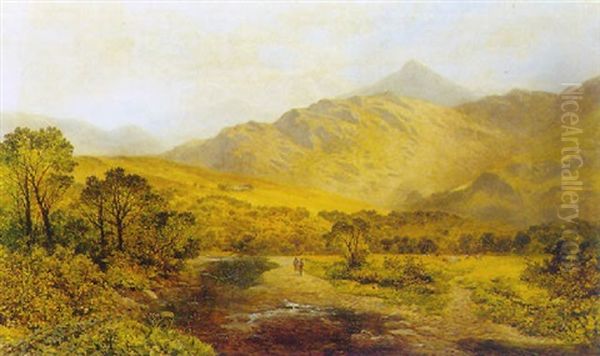 In The Duddow Valley, Cumber Oil Painting by James Peel