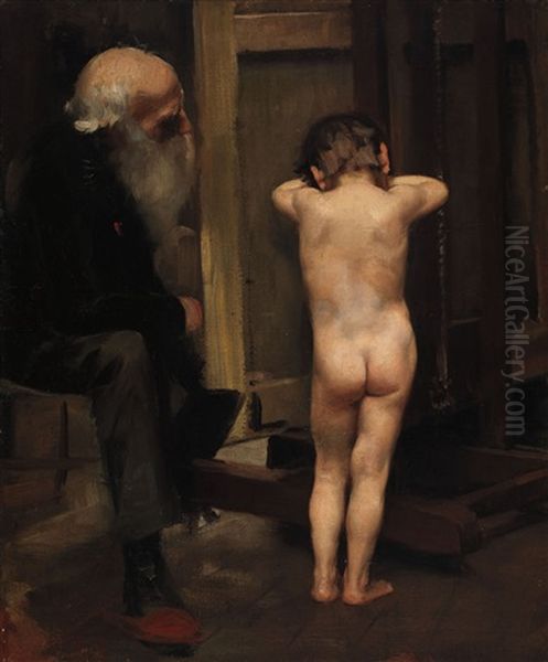 Study For How Bitter Life Is Oil Painting by Paul Peel