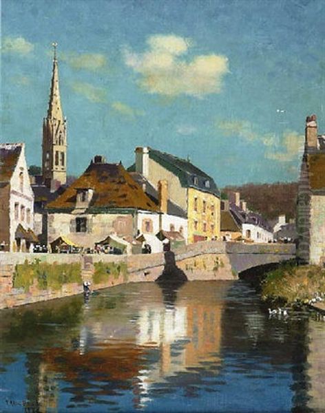 Pont-aven, France Oil Painting by Paul Peel