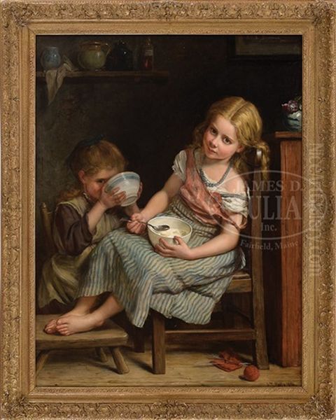 Breakfast Oil Painting by John Thomas Peele