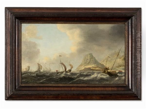 Stormy Sea Oil Painting by Bonaventura Peeters the Elder