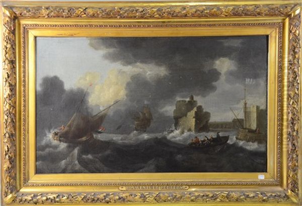 Marine Oil Painting by Bonaventura Peeters the Elder