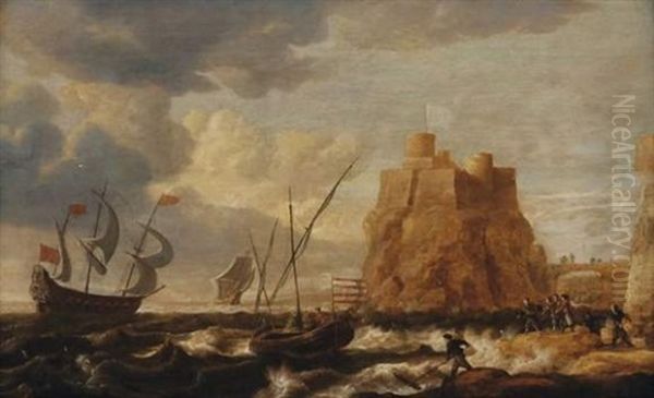 Marine Oil Painting by Bonaventura Peeters the Elder