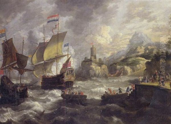 Marine Oil Painting by Bonaventura Peeters the Elder