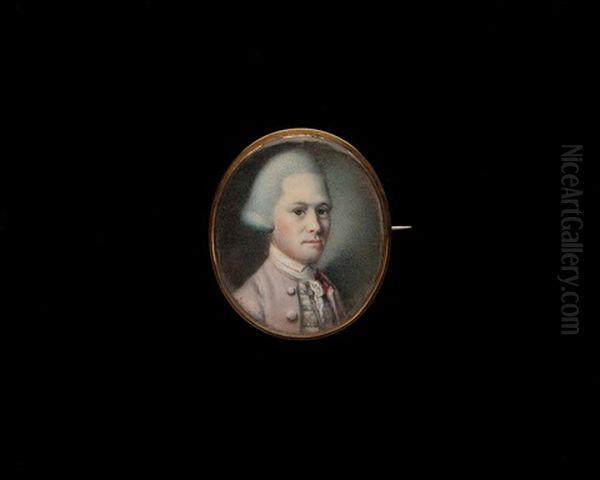 Portrait Miniature Of A Gentleman Oil Painting by Henry Pelham