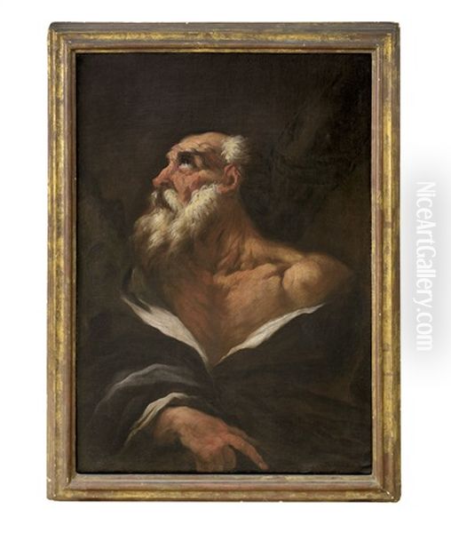 Figura Di Santo Oil Painting by Giovanni Antonio Pellegrini