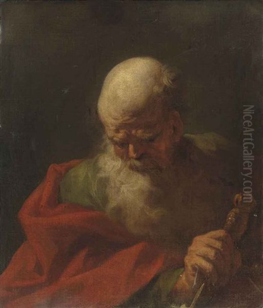 Saint Paul Oil Painting by Giovanni Antonio Pellegrini