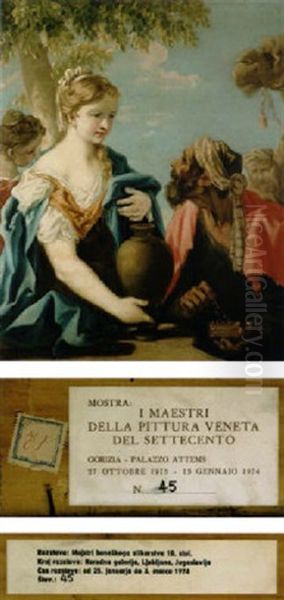 Rebecca Al Pozzo Oil Painting by Giovanni Antonio Pellegrini