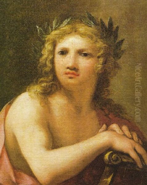 Apollo Citaredo Oil Painting by Giovanni Antonio Pellegrini